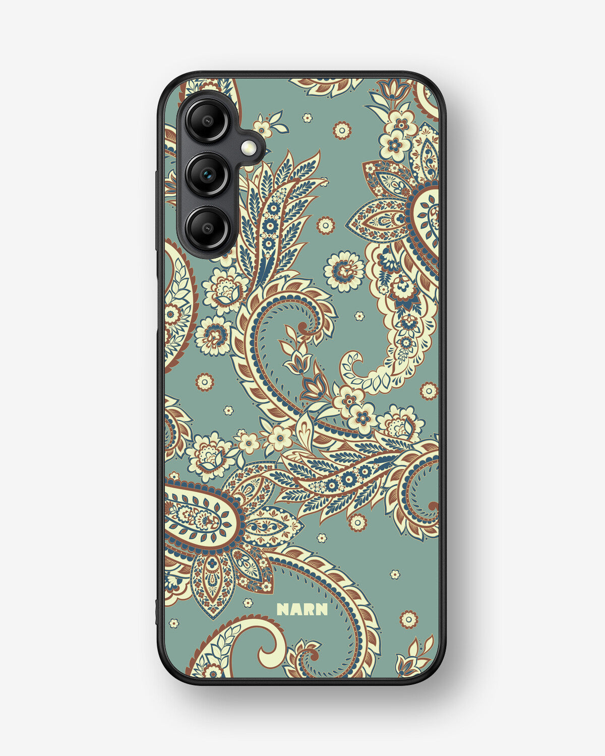 Samsung Galaxy A14 Hard Case – Paisley Green - View 1