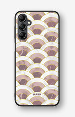 Samsung Galaxy A14 Hard Case – Pink Marble Waves - View 1