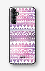 Samsung Galaxy A14 Hard Case – Purple Aztec - View 1