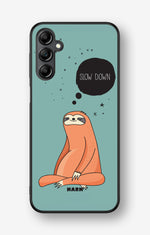 Samsung Galaxy A14 Hard Case – Slow Down Sloth - View 1