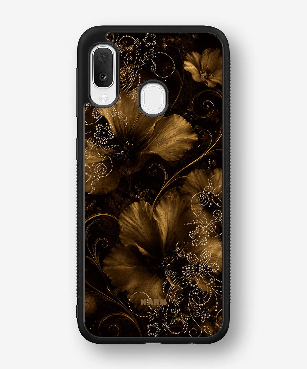 Samsung Galaxy A20e Hard Case – Bloom Noir - View 1
