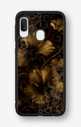 Samsung Galaxy A20e Hard Case – Bloom Noir - View 1