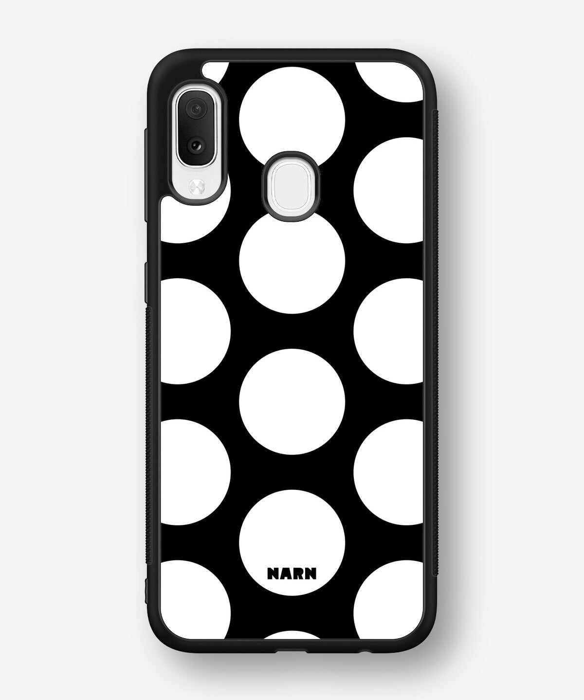 Samsung Galaxy A20e Hard Case – Bold Dots - View 1