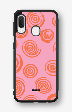 Samsung Galaxy A20e Hard Case – Candy Swirl - View 1
