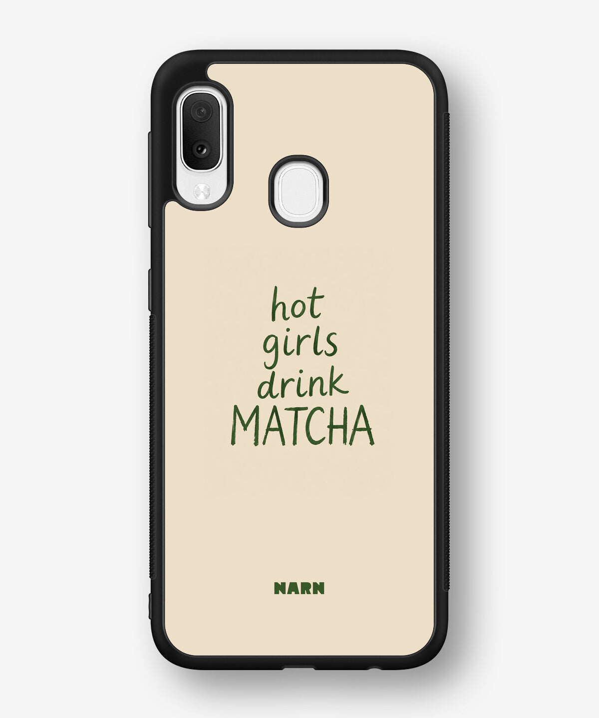 Samsung Galaxy A20e Hard Case – Drink Matcha - View 1