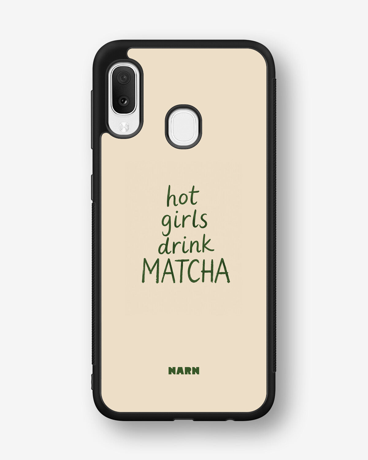 Samsung Galaxy A20e Hard Case – Drink Matcha - View 1