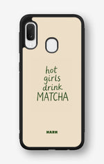 Samsung Galaxy A20e Hard Case – Drink Matcha - View 1