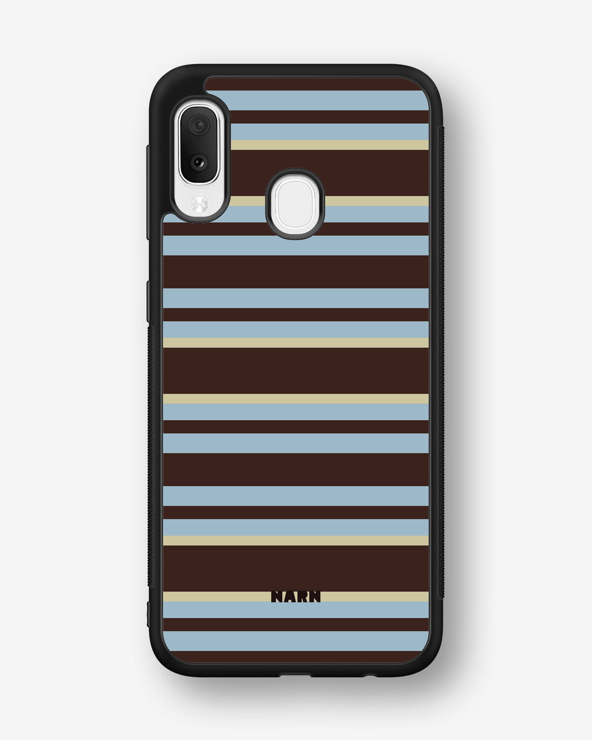 Samsung Galaxy A20e Hard Case – Latte Lines - View 1