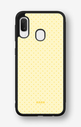 Samsung Galaxy A20e Hard Case – Morning Dots - View 1