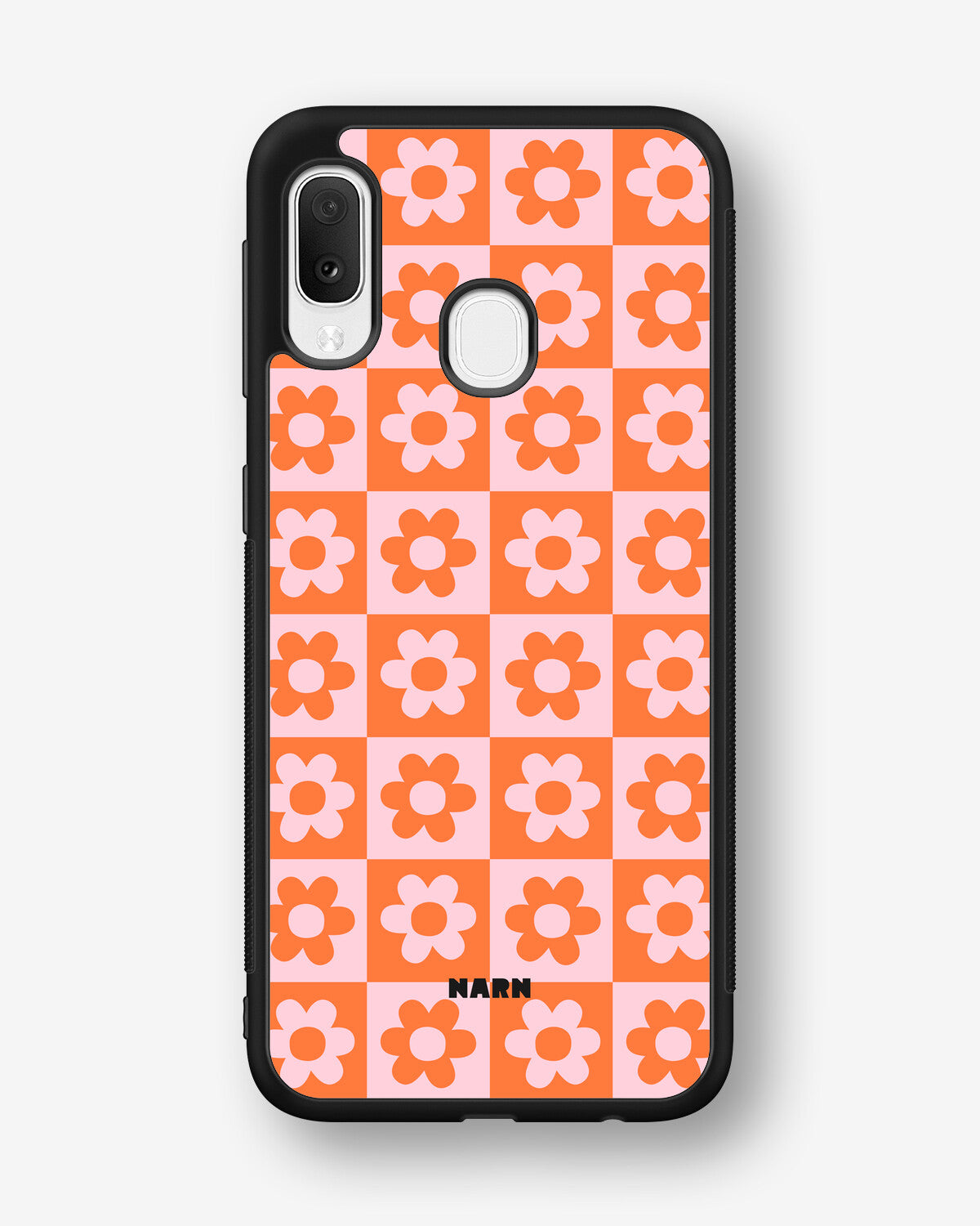 Samsung Galaxy A20e Hard Case – Peach Petals - View 1