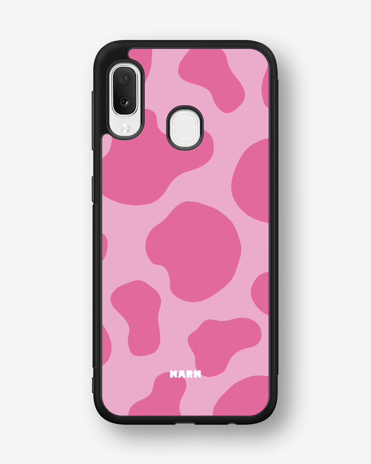 Samsung Galaxy A20e Hard Case – Pink Moo - View 1