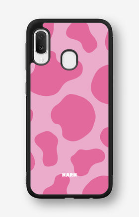 Samsung Galaxy A20e Hard Case – Pink Moo - View 1