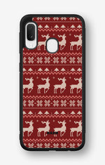 Samsung Galaxy A20e Hard Case – Reindeer Knit - View 1