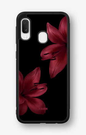 Samsung Galaxy A20e Hard Case – Ruby Lily - View 1