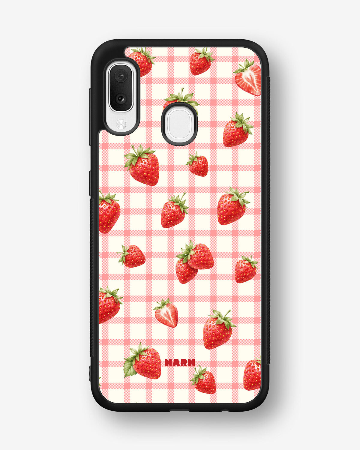 Samsung Galaxy A20e Hard Case – Strawbella - View 1