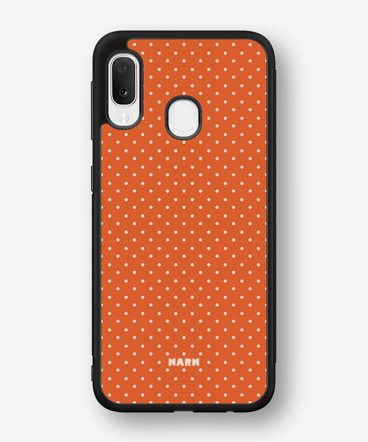 Samsung Galaxy A20e Hard Case – Sunrise Dots - View 1