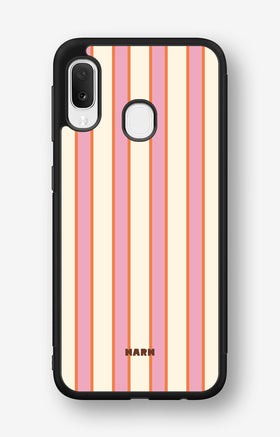 Samsung Galaxy A20e Hard Case – Sweet Stripe - View 1