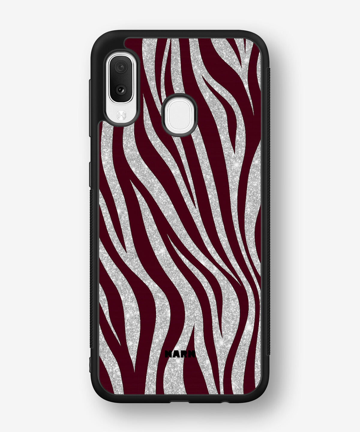 Samsung Galaxy A20e Hard Case – Velvet Zebra - View 1
