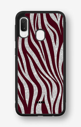 Samsung Galaxy A20e Hard Case – Velvet Zebra - View 1