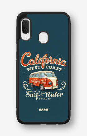 Samsung Galaxy A20e Hard Case – California Surf - View 1