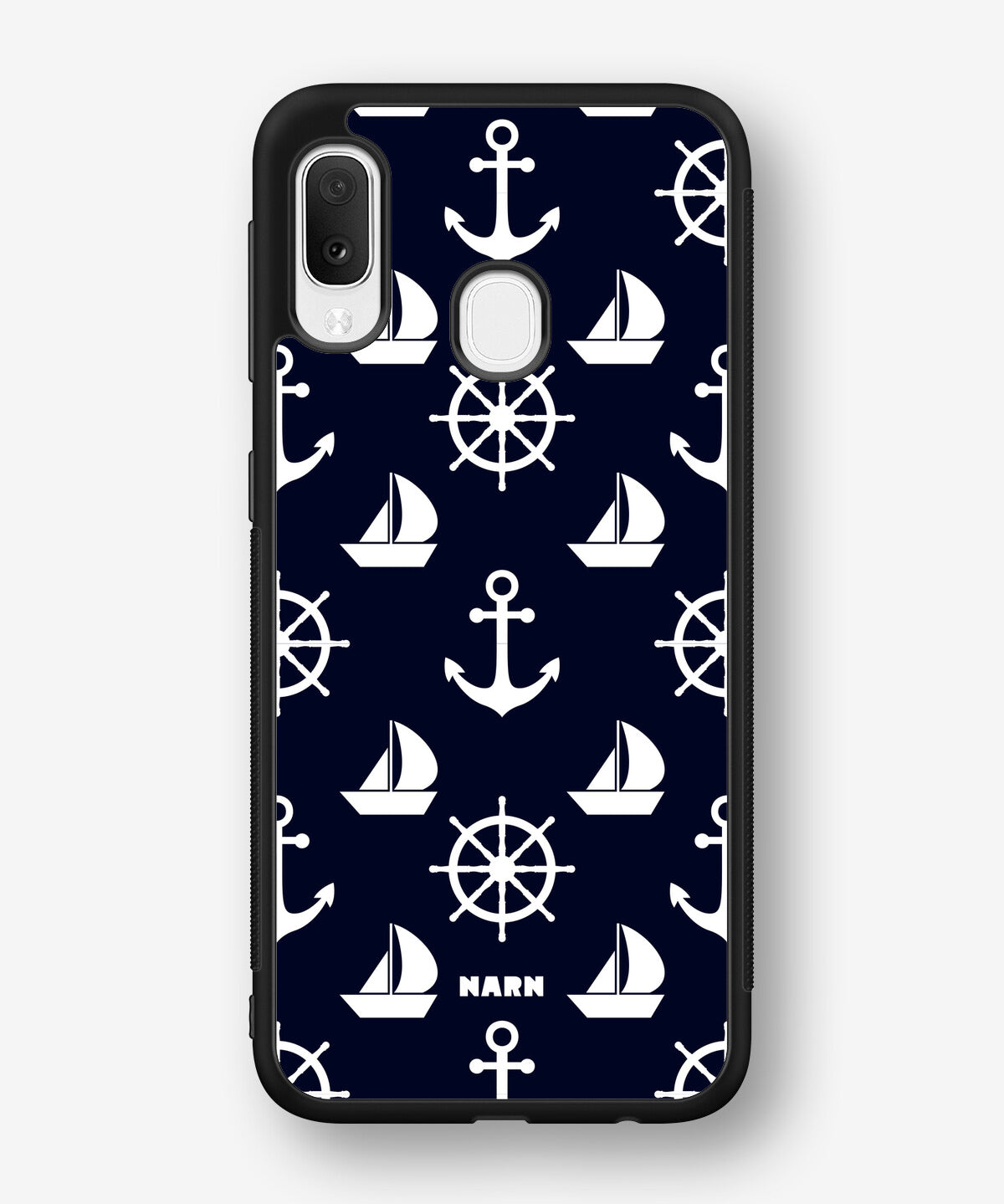 Samsung Galaxy A20e Hard Case – Deep Blue Voyage - View 1