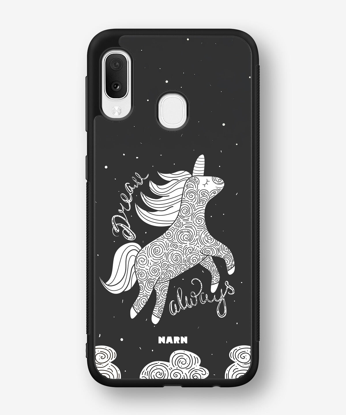 Samsung Galaxy A20e Hard Case – Dream Always - View 1