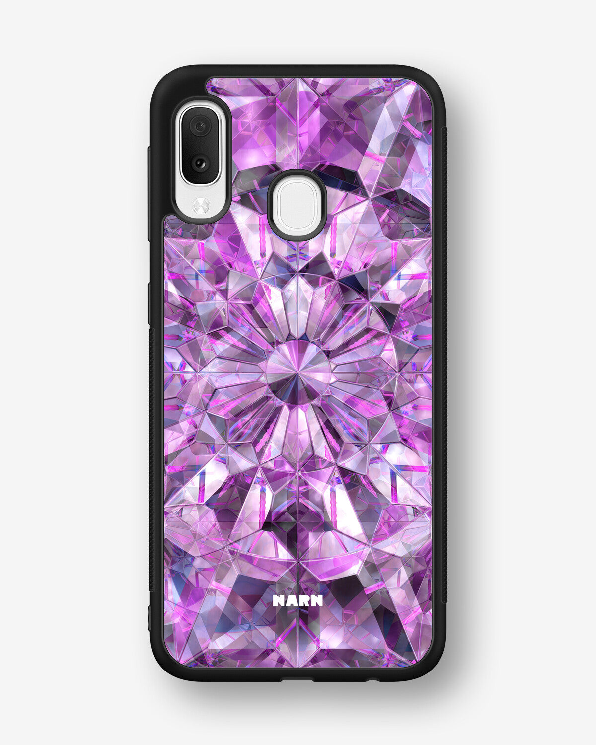Samsung Galaxy A20e Hard Case – Lavender Crystals - View 1