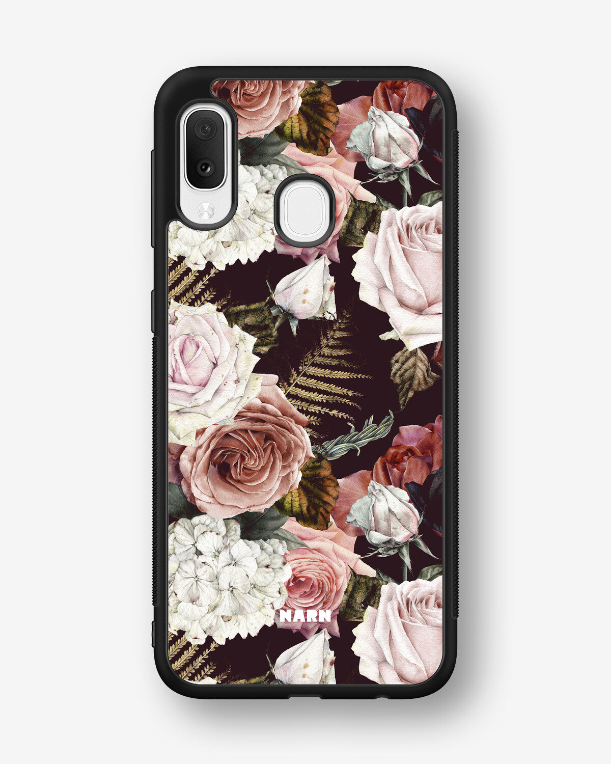 Samsung Galaxy A20e Hard Case – Midnight Roses - View 1