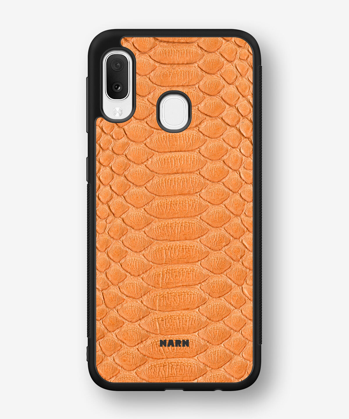 Samsung Galaxy A20e Hard Case – Orange Snake - View 1
