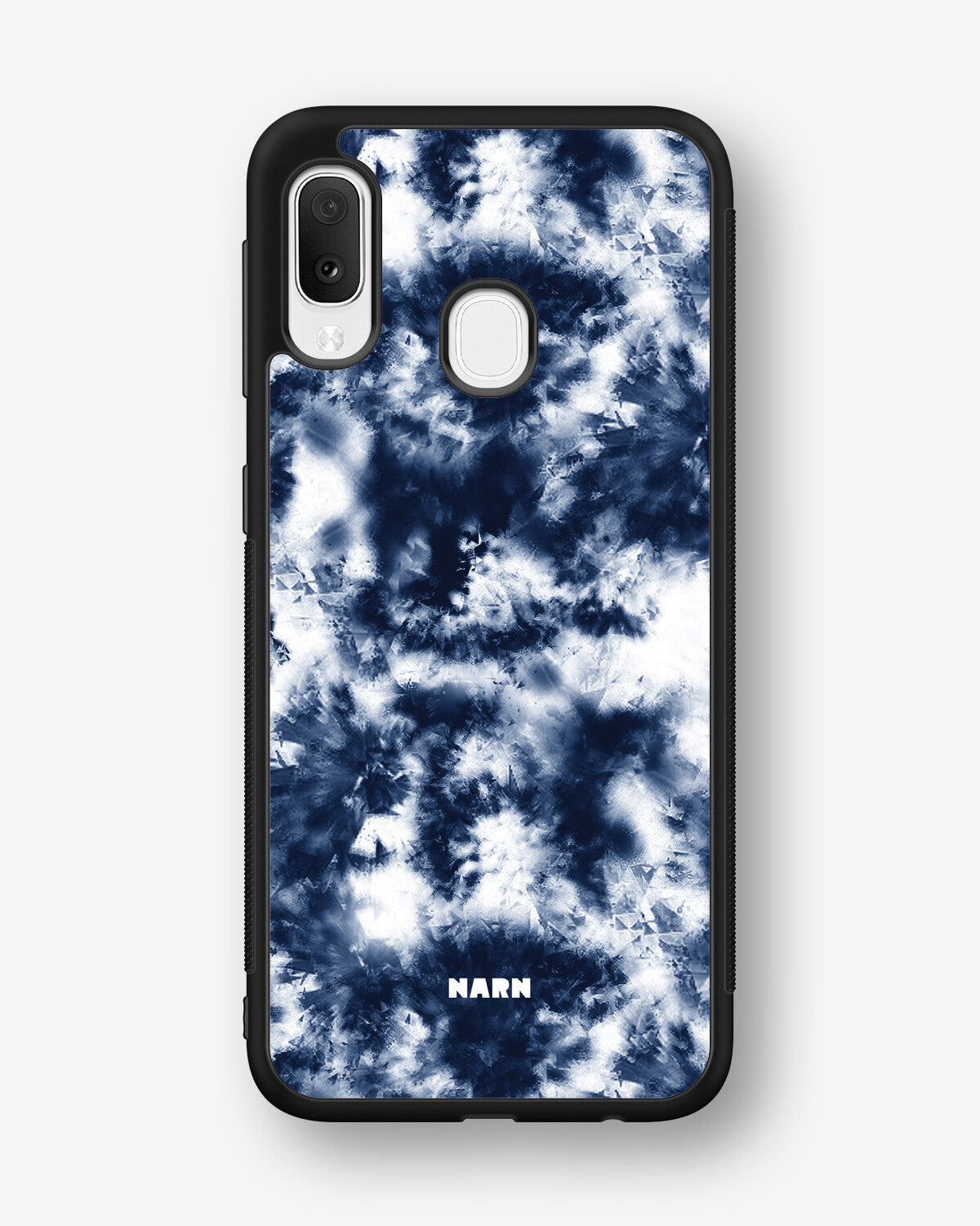 Samsung Galaxy A20e Hard Case – Tie Dye Blue - View 1