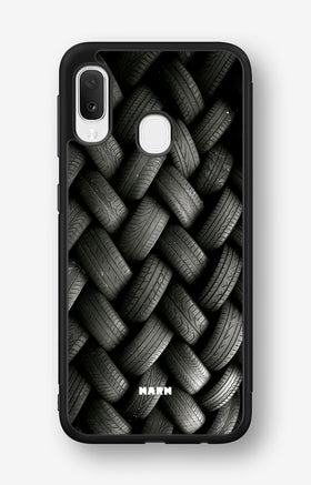 Samsung Galaxy A20e Hard Case – Tires Wall - View 1