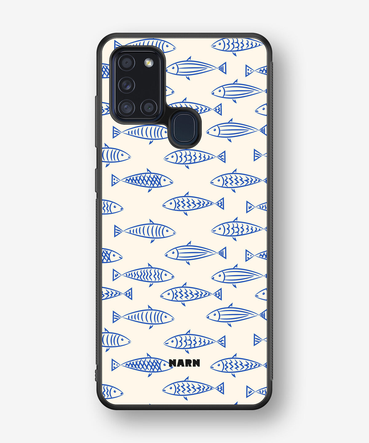 Samsung Galaxy A21s Hard Case – Blue Catch - View 1