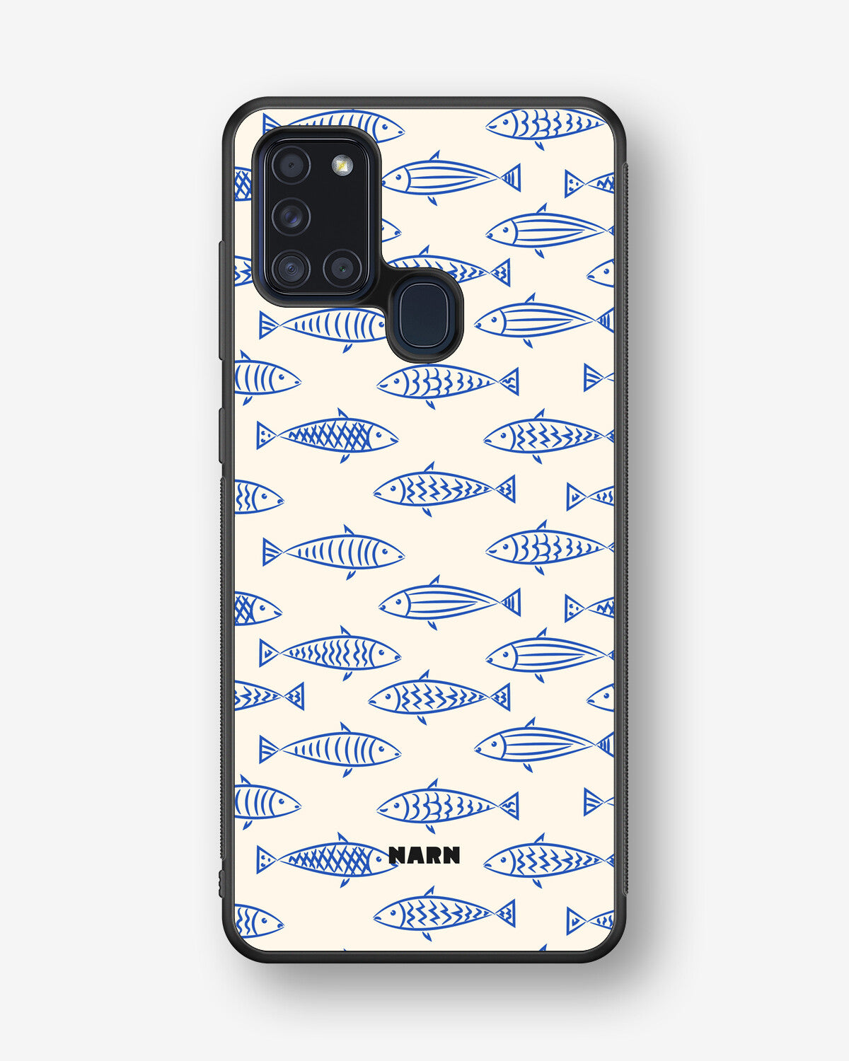 Samsung Galaxy A21s Hard Case – Blue Catch - View 1