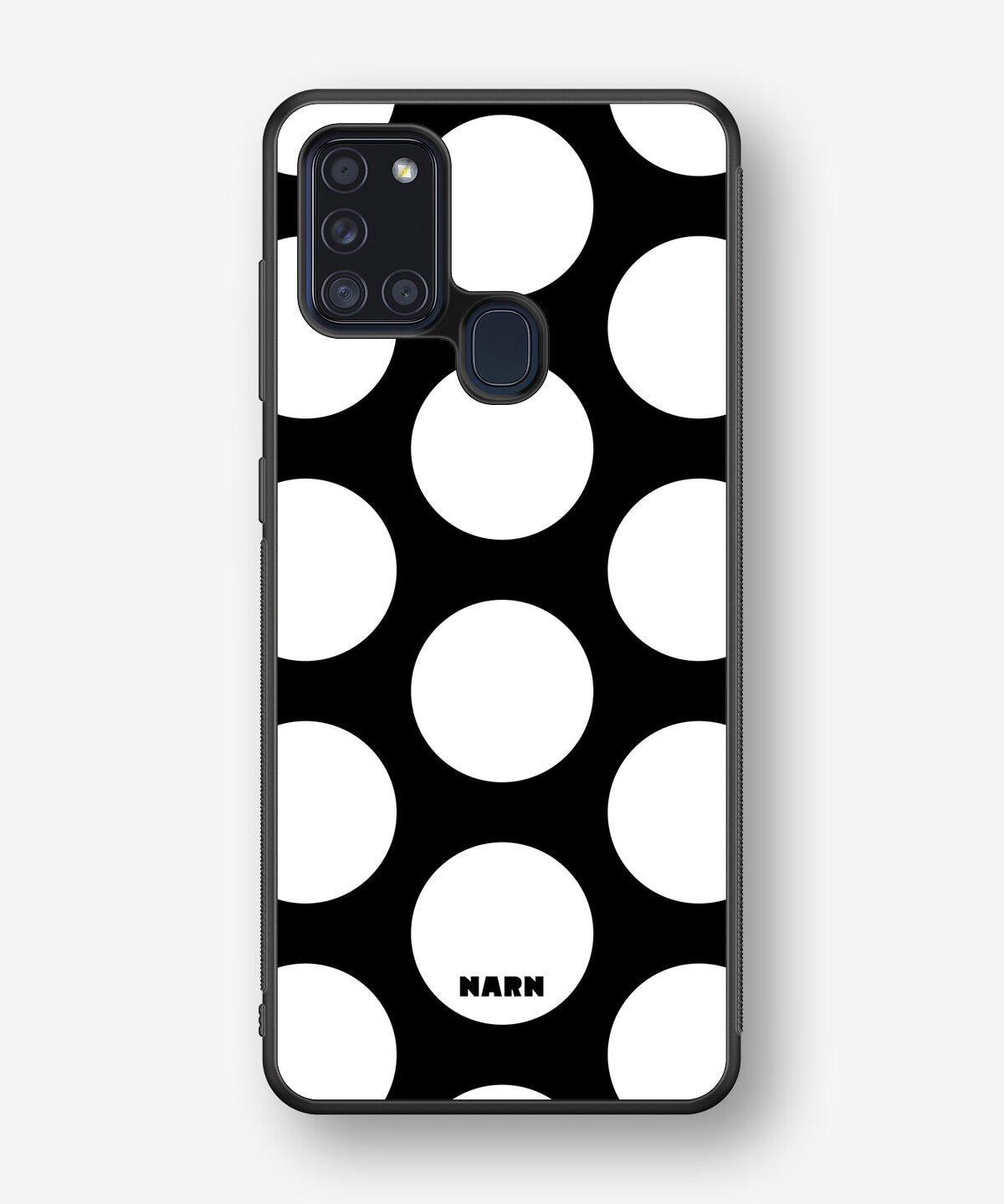 Samsung Galaxy A21s Hard Case – Bold Dots - View 1