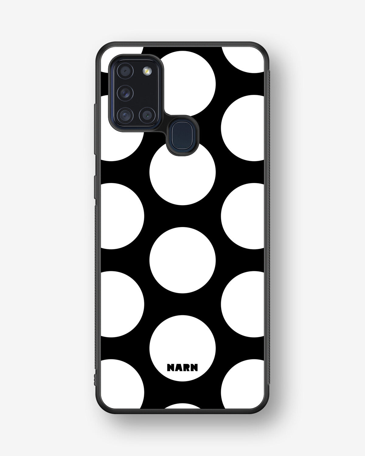Samsung Galaxy A21s Hard Case – Bold Dots - View 1
