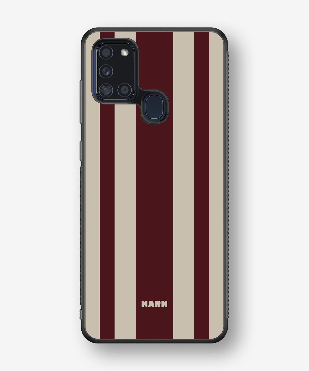 Samsung Galaxy A21s Hard Case – Bordeaux Stripe - View 1