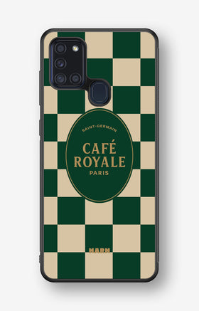 Samsung Galaxy A21s Hard Case – Cafe Royale - View 1