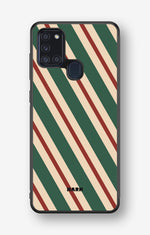 Samsung Galaxy A21s Hard Case – Candy Stripe - View 1