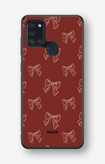 Samsung Galaxy A21s Hard Case – Cherry Bows - View 1