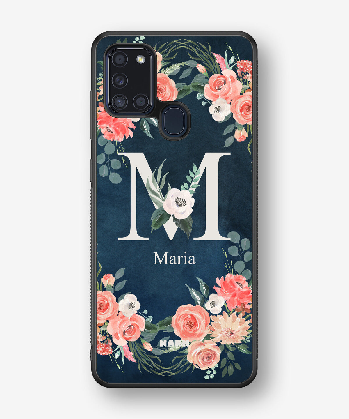 Samsung Galaxy A21s Hard Case – Custom - Floral - View 1