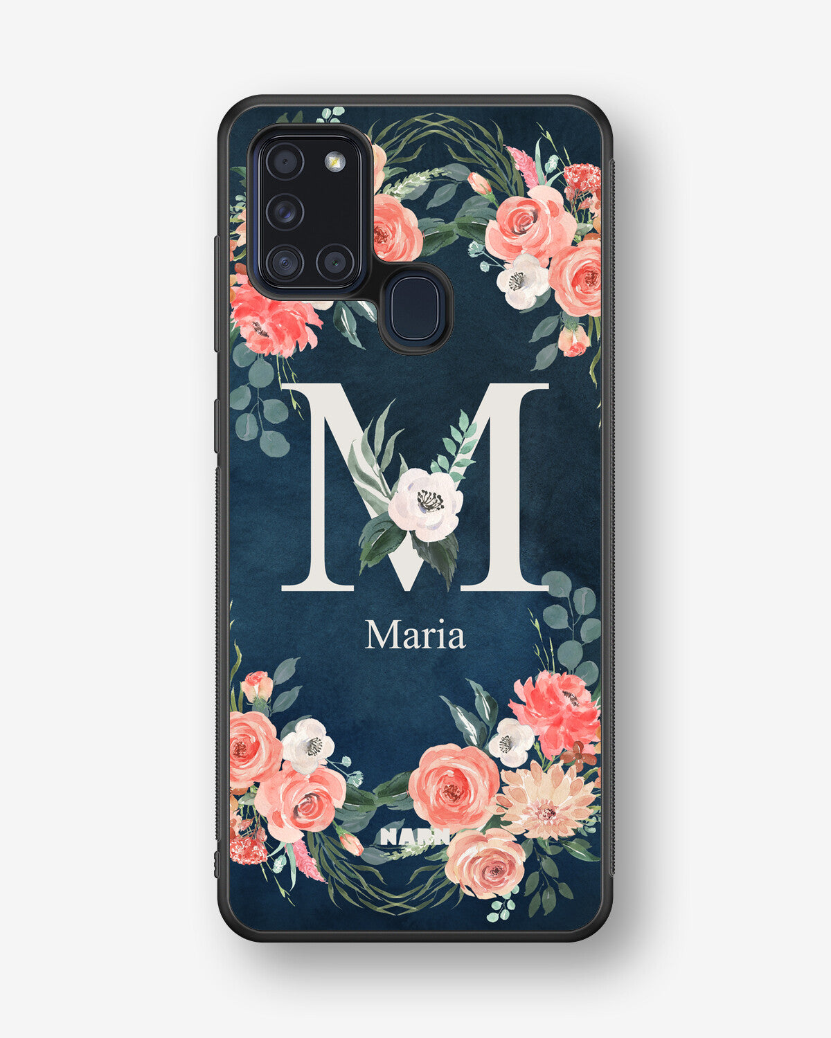Samsung Galaxy A21s Hard Case – Custom - Floral - View 1