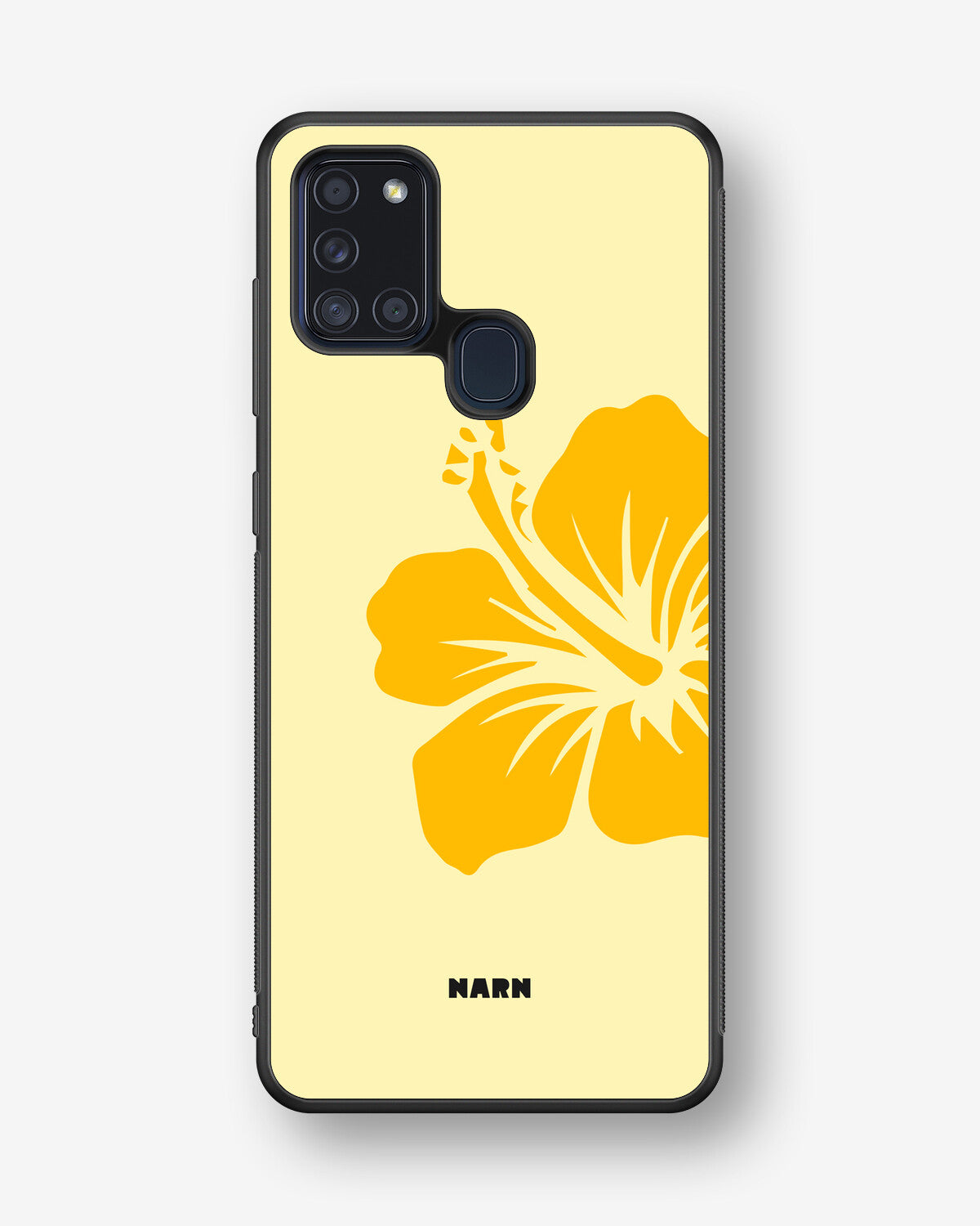 Samsung Galaxy A21s Hard Case – Golden Bloom - View 1