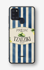 Samsung Galaxy A21s Hard Case – Greek Blues - View 1