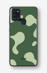 Samsung Galaxy A21s Hard Case – Green Blend - View 1