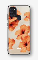 Samsung Galaxy A21s Hard Case – Hibiscus Dreams - View 1