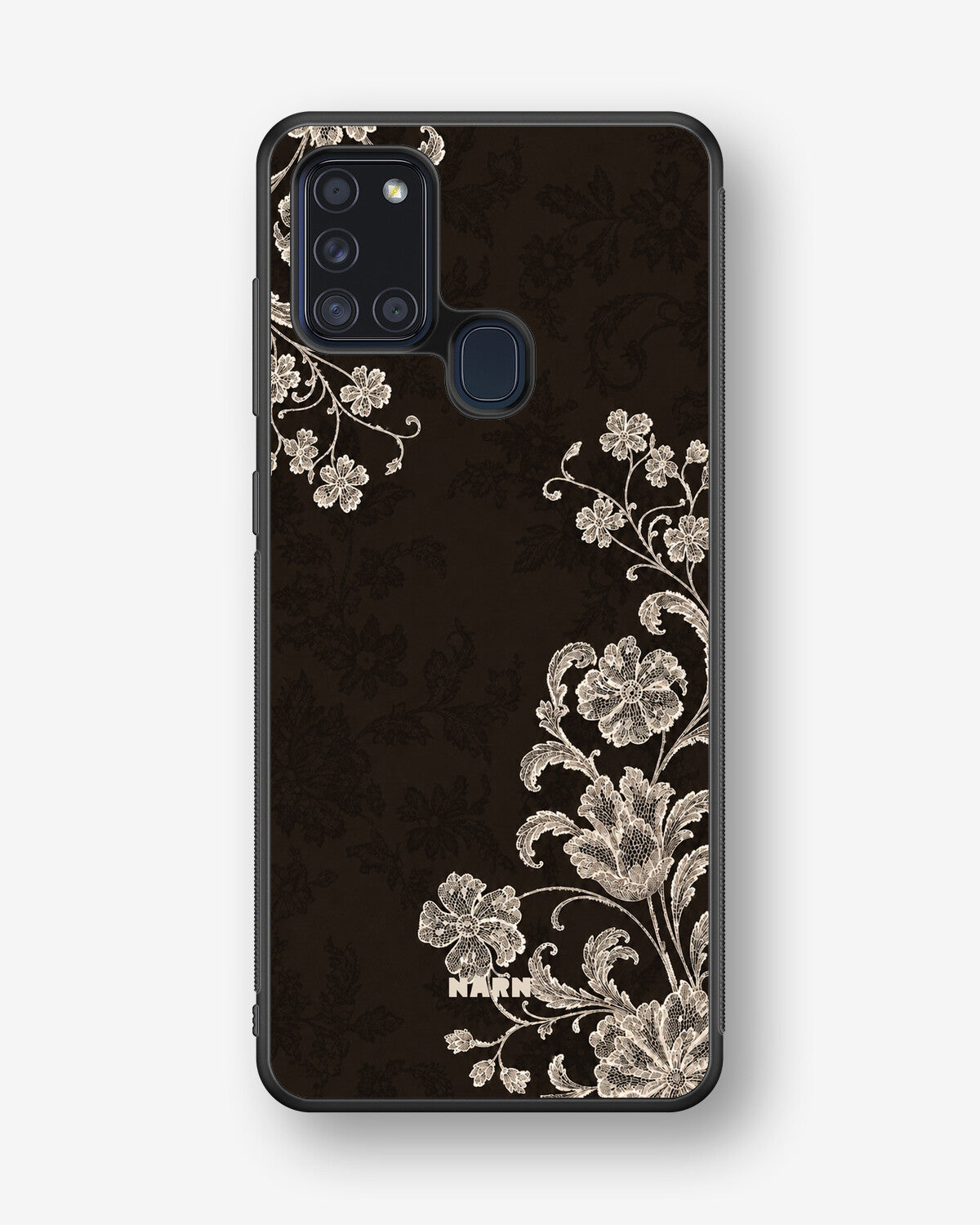Samsung Galaxy A21s Hard Case – Ivory Bloom - View 1