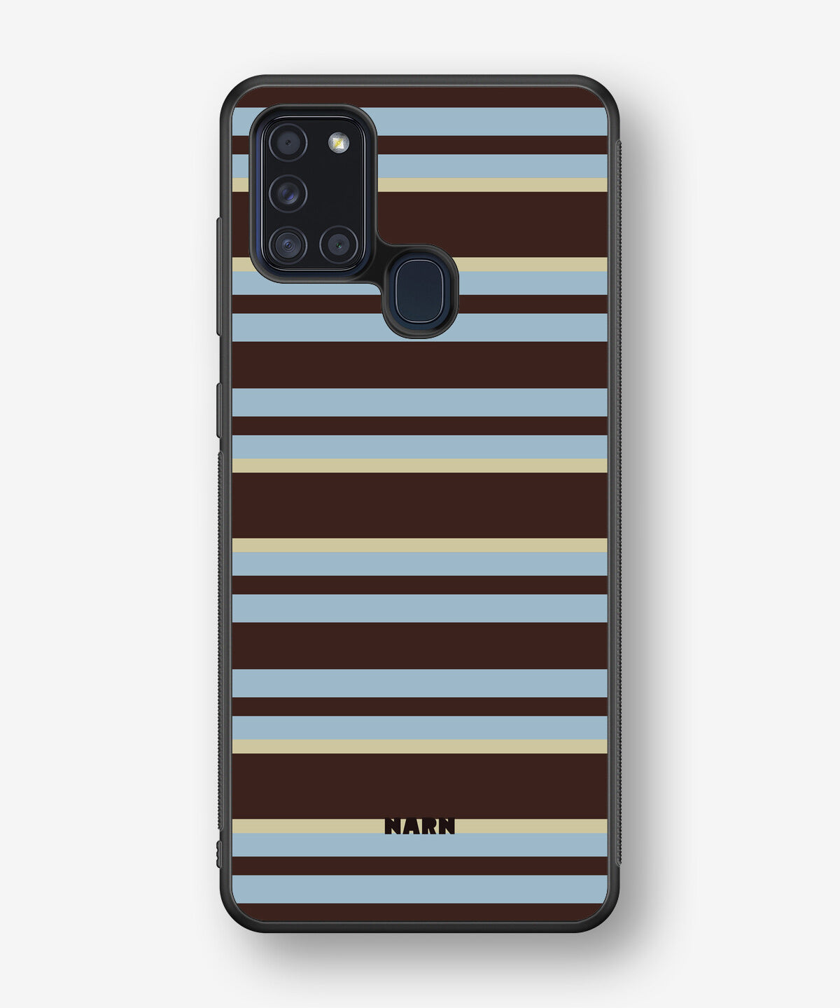 Samsung Galaxy A21s Hard Case – Latte Lines - View 1