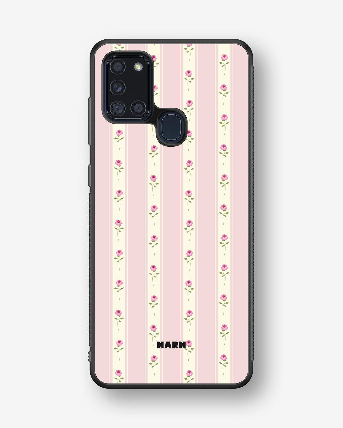 Samsung Galaxy A21s Hard Case – Rose Lines - View 1