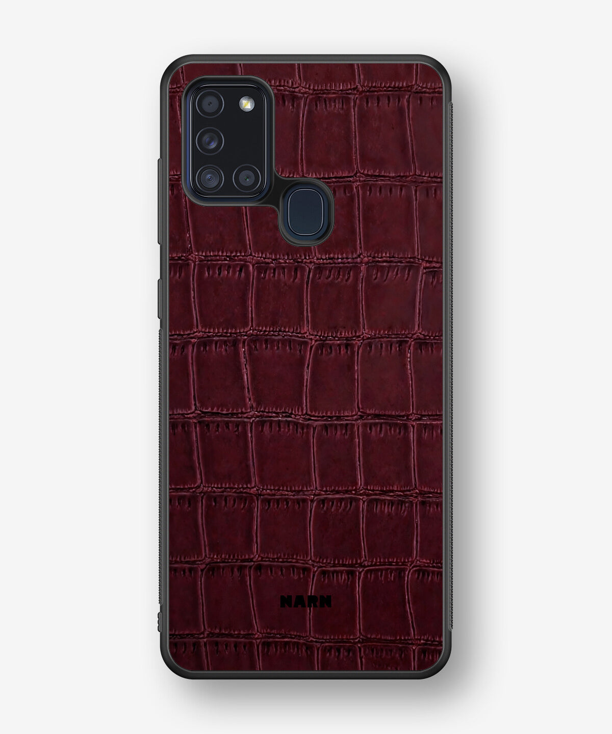 Samsung Galaxy A21s Hard Case – Rouge Croc - View 1