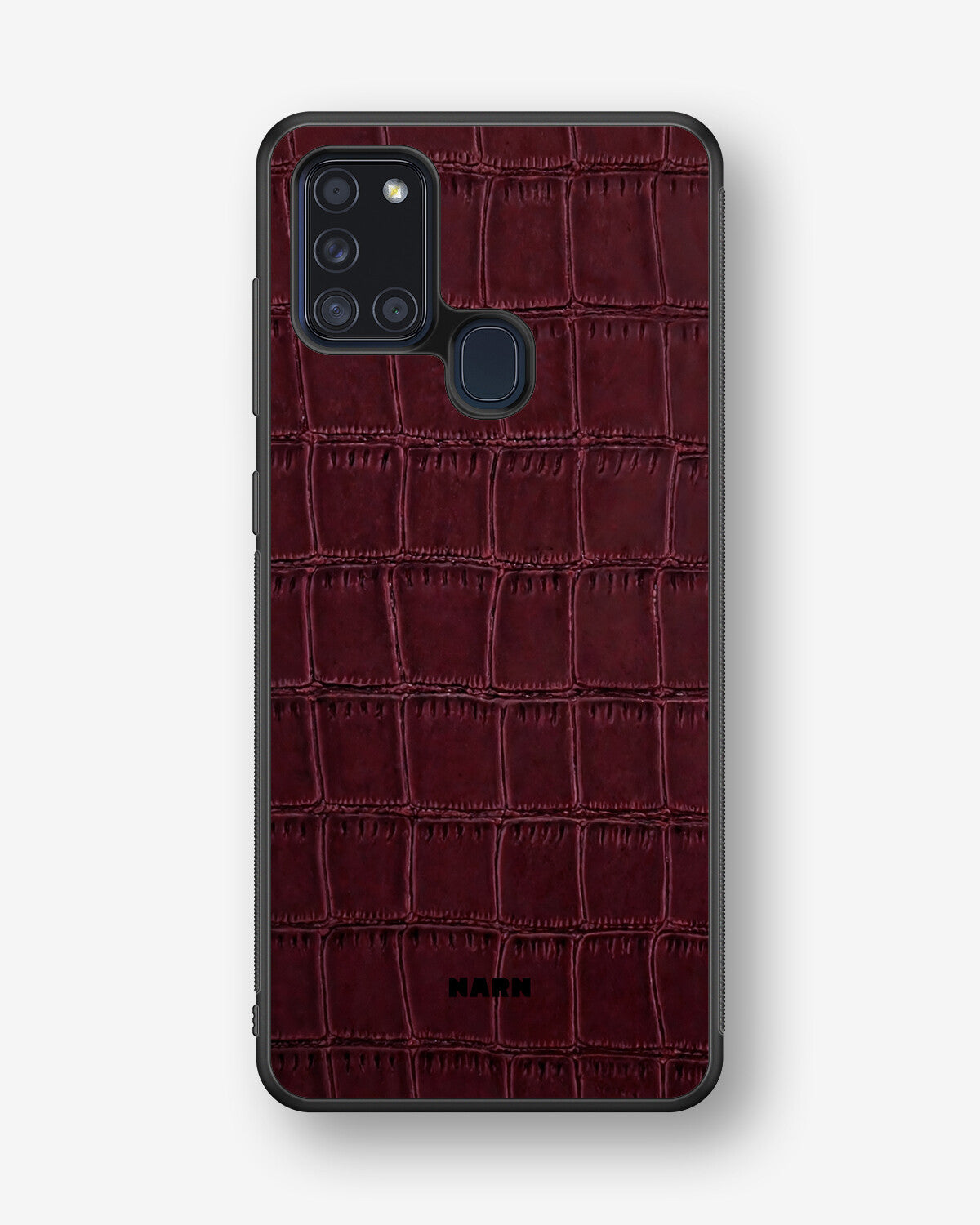 Samsung Galaxy A21s Hard Case – Rouge Croc - View 1